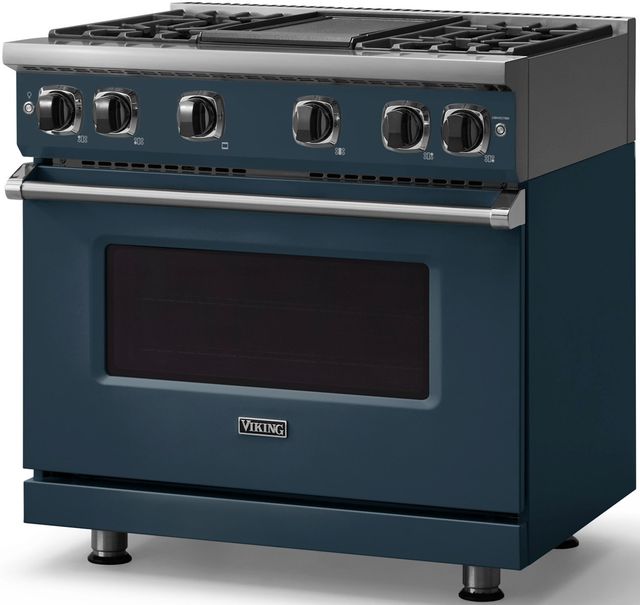 Viking® 7 Series 36" Squall Pro Style Liquid Propane Gas Range with Griddle-3