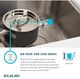 Elkay Lustertone® Lustrous Satin 17'' 1-Hole Single Bowl Drop-in Sink-3