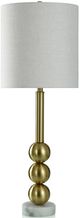 Harp & Finial® Dobbins Brass Table Lamp-0
