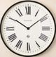 Magnolia Home by Joanna Gaines Charles Black/White Roman Numeral Clock-0