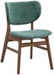 ACME Furniture Bevis 2-Piece Green/Walnut Side Chair Set-0