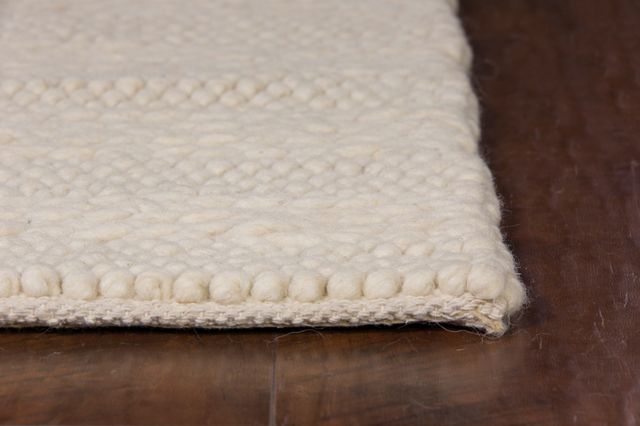 KAS Rugs Cortico Winter White 5'x7' Rug-1