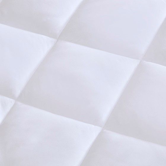 Olliix by Sleep Philosophy White King Serenity 3M Scotchgard Waterproof Mattress Pad-3