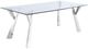 Coaster® Alaia Glass Top Dining Table with Polished Chrome Legs-0