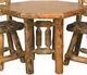 Best Craft Furniture RRP2 Rustic Red Pine Octagon Gathering Table-0