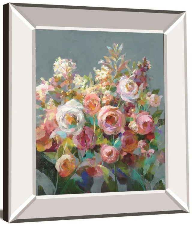 Classy Art Joy of the Garden II by Danhui Nai Mirror Framed Wall Art-1