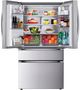 LG 36" 28.6 Cu. Ft. PrintProof™ Stainless Steel French Door Refrigerator with Full-Convert Drawer™-3