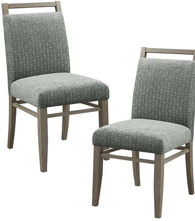 Olliix by Madison Park Elmwood Blue Dining Chair Set of 2-2