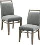 Olliix by Madison Park Elmwood Blue Dining Chair Set of 2-2