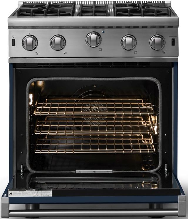Viking® 5 Series 30" Slate Blue Pro Style Natural Gas Range-1