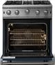 Viking® 5 Series 30" Slate Blue Pro Style Natural Gas Range-1