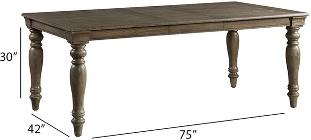 Intercon Balboa Park Roasted Oak Dining Table-2