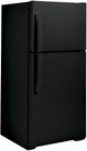 GE® 30" 19.1 Cu. Ft. Black Top Freezer Refrigerator-4