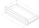 Kodiak Furniture Monterey Butternut Queen Futon Frame with Storage-1