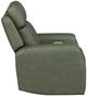 Flexsteel® Felix Forest Green Leather Power Recliner with Power Headrest and Lumbar-5