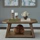 Liberty Furniture Carolina Park Amber Brown Octagonal Cocktail Table-2