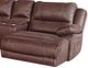 American Wholesale Furniture Brenham 4-Piece Chocolate Right-Arm Facing Sectional-1