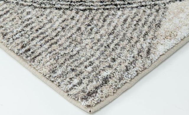 Orian Cloud 19 Vinyl Tracks Dark Natural 5'x8' Area Rug-2