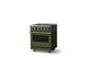 Viking® 5 Series 30" Martini Pro Style Induction Range with Brushed Brass Trim-2