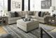 Signature Design by Ashley® Bovarian Stone Storage Ottoman-4