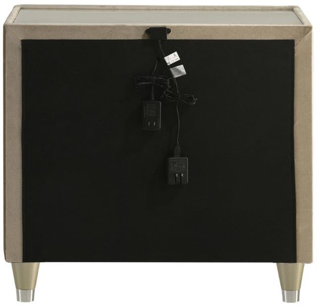 Coaster® Lorient Camel/Ivory Nightstand-3