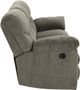 Signature Design by Ashley® Alphons Putty Manual Reclining Sofa-3