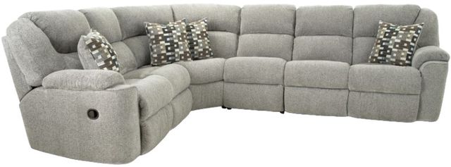 HomeStretch Juniper Gray Multi-Configuration Reclining Sectional-0