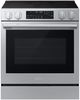 Samsung 30'' Fingerprint Resistant Stainless Steel Slide-In Electric Range with Soft Closing Door -0