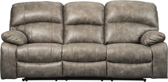 Signature Design by Ashley® Dunwell 2-Piece Driftwood Living Room Set with Power Reclining Sofa-1