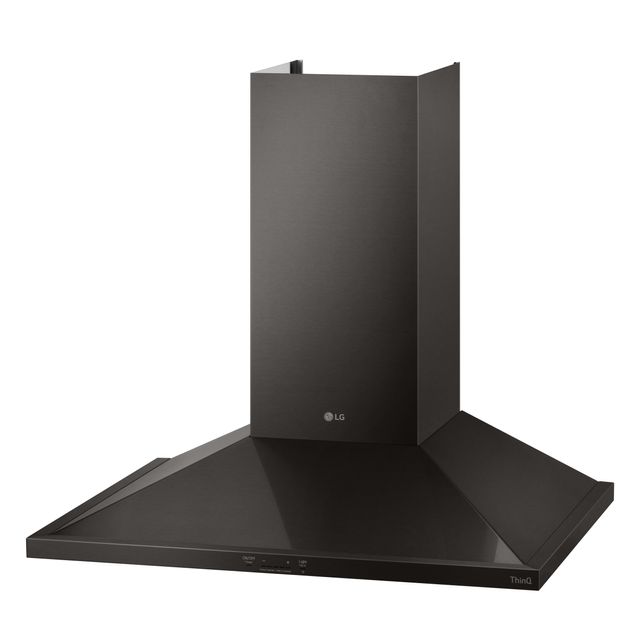 LG 36" Black Stainless Steel Wall Hood-3