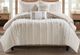 Olliix by Harbor House 3 Piece Taupe Full/Queen Anslee Cotton Yarn Dyed Duvet Cover Set-0