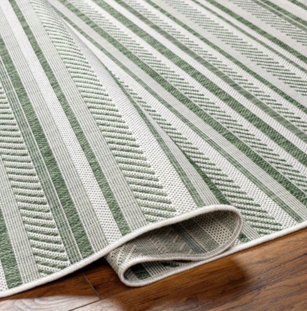 Surya Eagean Gray/Green 4'x6' Area Rug-3