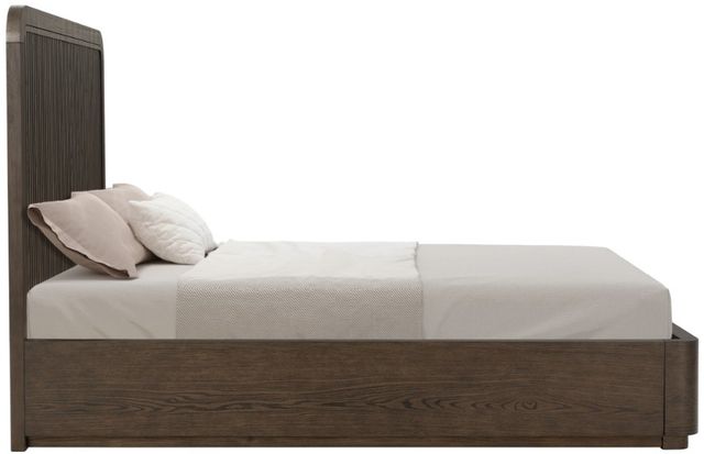 Flexsteel® Athens Chocolate Brown King Panel Storage Bed-2