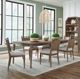 Liberty Furniture Hickory Grove 7-Piece Elliston Oatmeal/Heirloom Brown Rectangular Dining Table Set-1