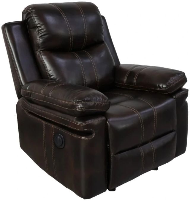 New Classic® Home Furnishings Kellen Brown Glider Power Recliner-0