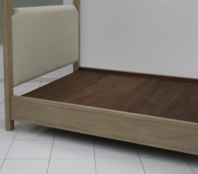 Coaster® Solano Weathered Mango 85" Canopy Eastern King Bed-1