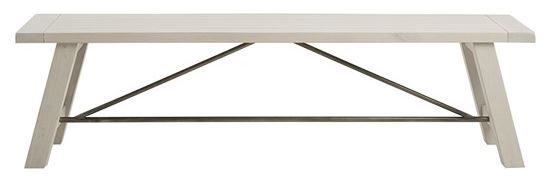 Olliix by INK+IVY Sonoma Reclaimed White Dining Bench-0