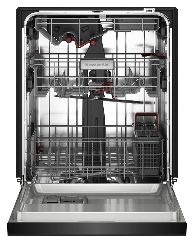 KitchenAid® 24" PrintShield™ Stainless 360° Max Jets™ Third Rack Front Control Built-In Dishwasher with ProDry™ System-1