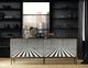 Hooker® Furniture Commerce and Market Linear Perspective Black/White Credenza-1