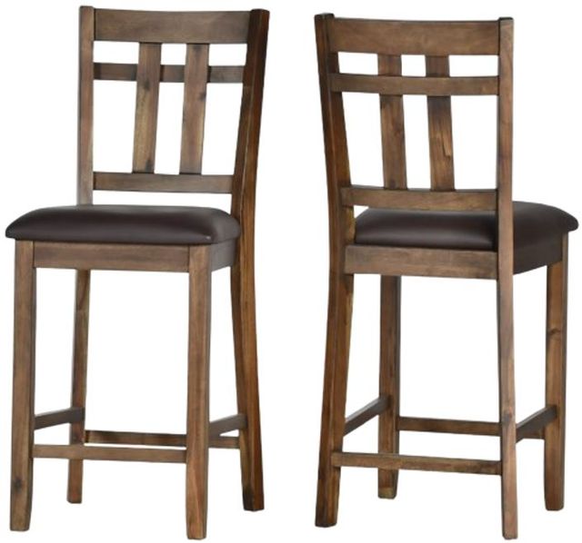 Steve Silver Co. Saranac 5-Piece Mocha Counter Height Dining Set-3