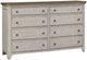 Liberty Furniture Farmhouse Reimagined Antique White/Chestnut Dresser-0
