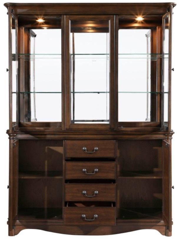 Homelegance® Rexford Cherry Buffet and Hutch-3
