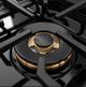 ZLINE Autograph Edition Paramount 48" 6.7 Cu. Ft. Satin Stainless Steel Dual Fuel Range with 8 Burner DuoPro™ Cooktop and Dual Ovens in Matte Black Accents-4