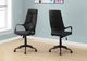 Monarch Specialties Inc. Black Fabric High Back Executive Chair-1