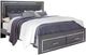 Signature Design by Ashley® Lodanna 4-Piece Gray King Storage Panel Bed Set-4