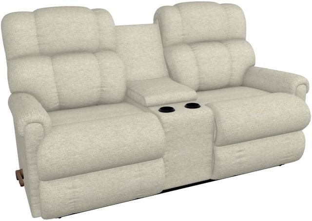 La-Z-Boy® Pinnacle Antique Manual Wall Reclining Loveseat with Console-0