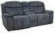 American Wholesale Furniture Havana Cloud Gray Manual Reclining Loveseat with Console-0