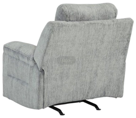 Benchcraft® Buntington Pewter Manual Rocker Recliner-3