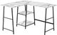 Monarch Specialties Inc. White L-Shaped Desk-0