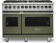 Viking® 5 Series 48" Cypress Green Pro Style Dual Fuel Natural Gas Range-0